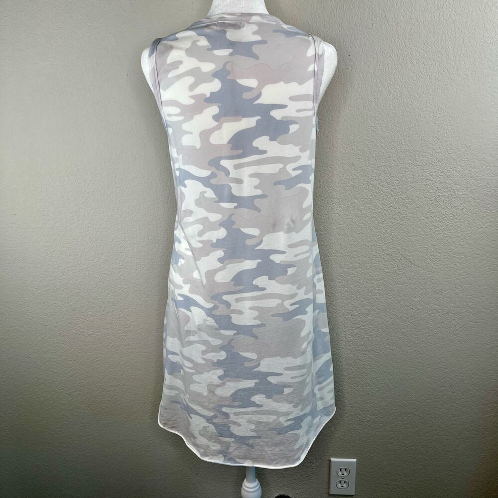 Z Supply Camo Avery Tank Dress Dove Gray Sleeveless Mini Cotton Casual NWT Large - Picture 13 of 13
